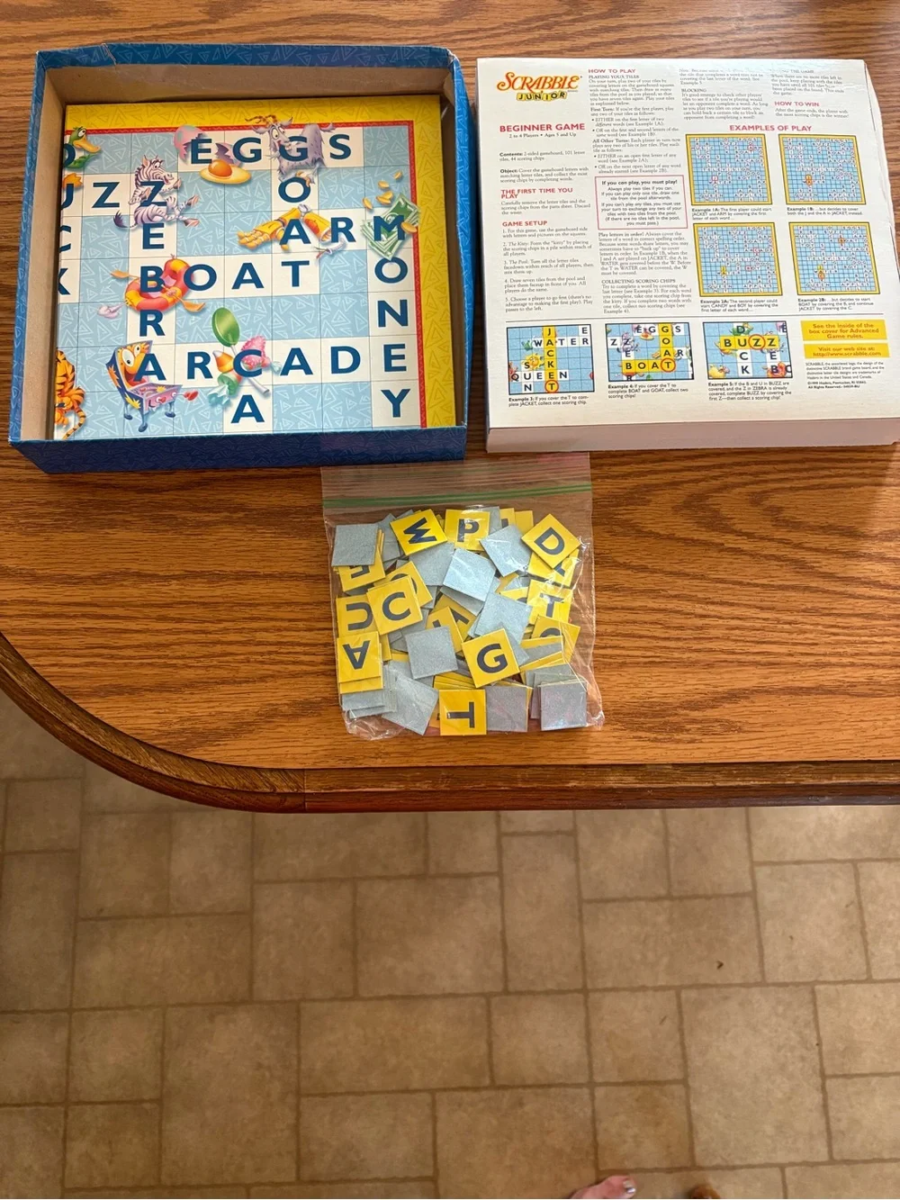 Scrabble Junior Kids Puzzle Game